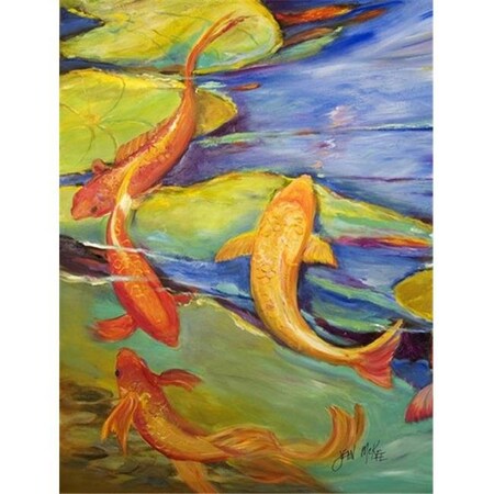 Carolines Treasures Carolines Treasures JMK1170GF Koi Flag Garden Size JMK1170GF